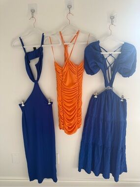Euro Summer Dress Bundle | Blue Blush M + SHEIN XS Dresses
